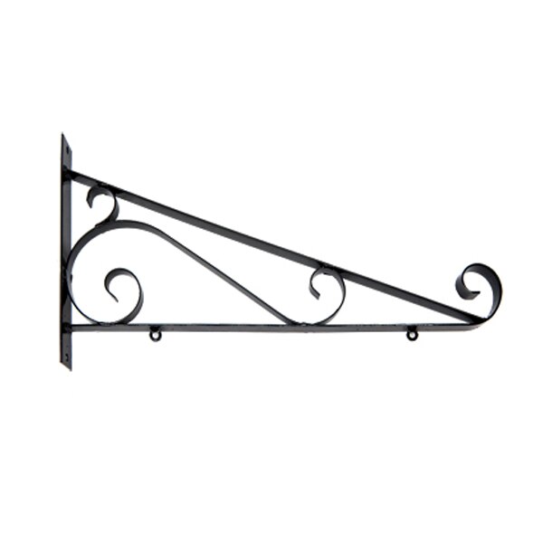 18" Hanging Sign Scroll Bracket with sign blank