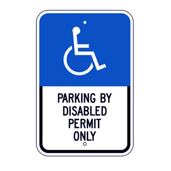 12"X18" Florida Handicapped Parking Sign handicap parking signs
