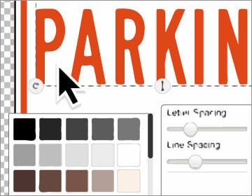 I want to design my own metal parking sign.
