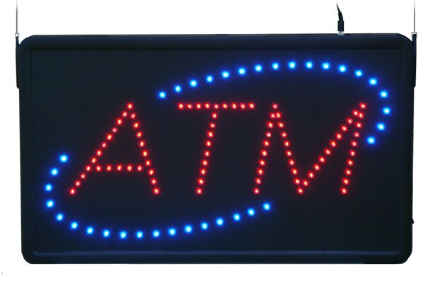 SD-LD833/HAP-L04/ATM01 22”X13” Blue & Red LED ATM Sign with oval - image 1 22”X13” Blue & Red LED ATM Sign with oval SD-LD833/HAP-L04/ATM01 - image 1