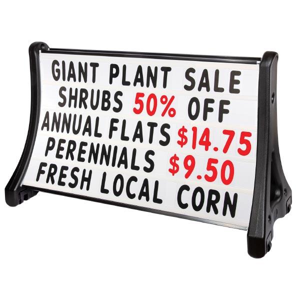 Roadside Message Board 48x36 UniLeg Regular QLA