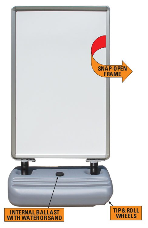 Wind Sign Deluxe Snap Frame - 28 x44  1877 - image 1