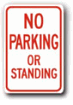 No Parking or Standing sign R-49 - image 1