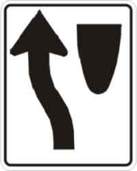24  x 30  Keep Left Symbol R4-8SRA17 - image 1