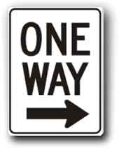 18  X 24  One Way (Right) R6-2RRA9 - image 1