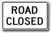 Road Closed 48 x30  R11-2RA31 - image 1
