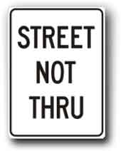 Street Not Thru R-94RA9 - image 1