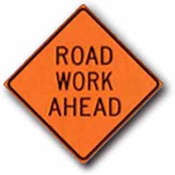 24 x24  Road Work Ahead W-65RA16 - image 1
