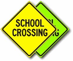 24 x24  Diamond Shaped School Crossing W-29 - image 1