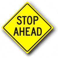 Stop Ahead W3-1ARA - image 1