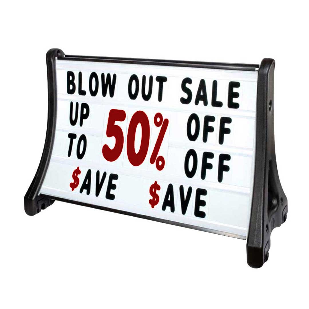 UniLeg QLA Deluxe Roadside Message Board 48x36