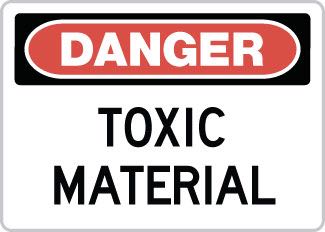 OSHA Safety Sign : Danger - Toxic Material OSHA-DangerSign-0173 - image 1