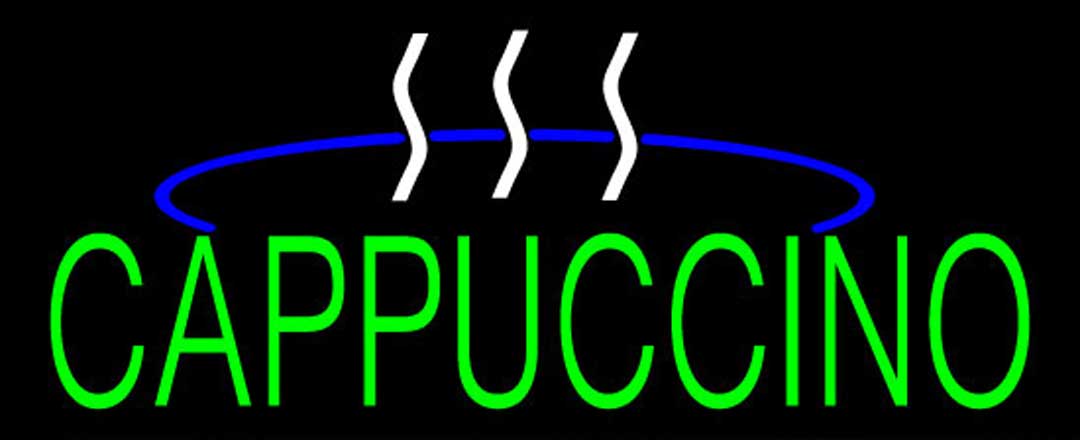 CAPPUCCINO Neon Sign w/Graphic 10029 - image 1