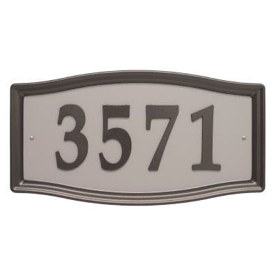 Easy Street Address Sign - Aged Bronze 11198 - image 1