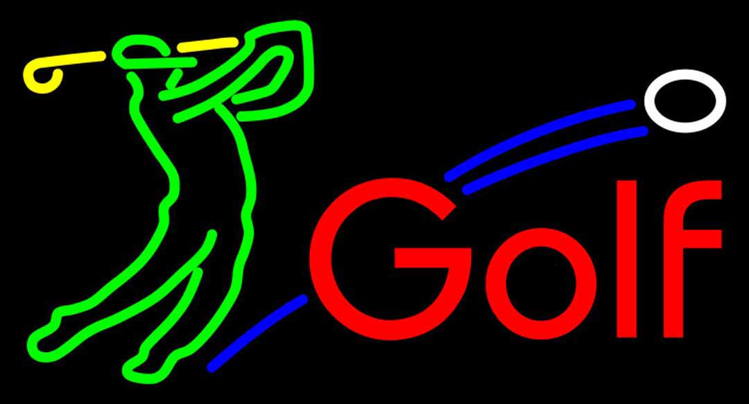 Golf Neon Sign w/Graphic: 469 10469 - image 1