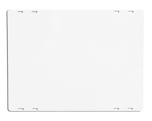 24 inch x18 inch  White Real estate Sign Blank on .040 inch  Aluminum (with mounting holes) SD-AB24184-040R-4H - image 1