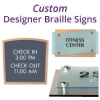 Custom Braille / A.D.A. / Way Finding