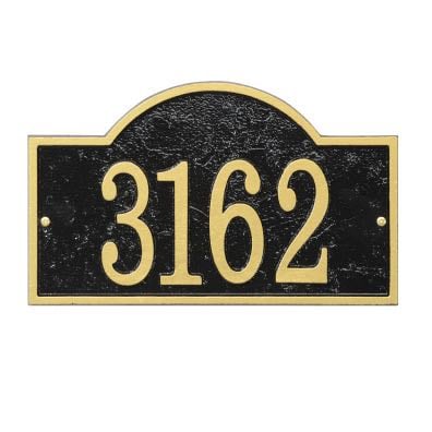 Arch House Numbers Plaque FEA1 - image 1