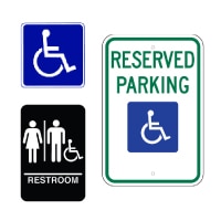 Braille & Handicap Signs