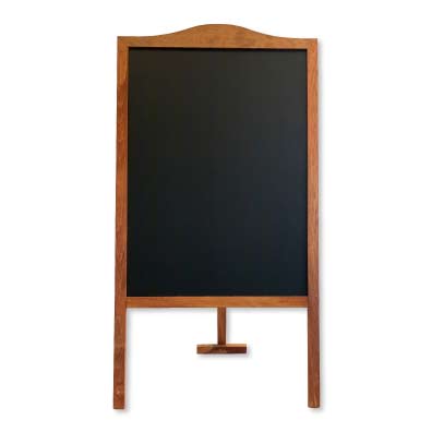 Wooden one-sided A-frame chalkboard CEP-311-A - image 1