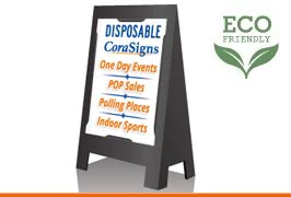 CoraSign - Disposable Sign Holders