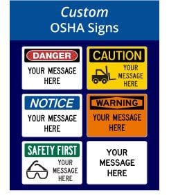 Design-It-Online Custom OSHA Signs