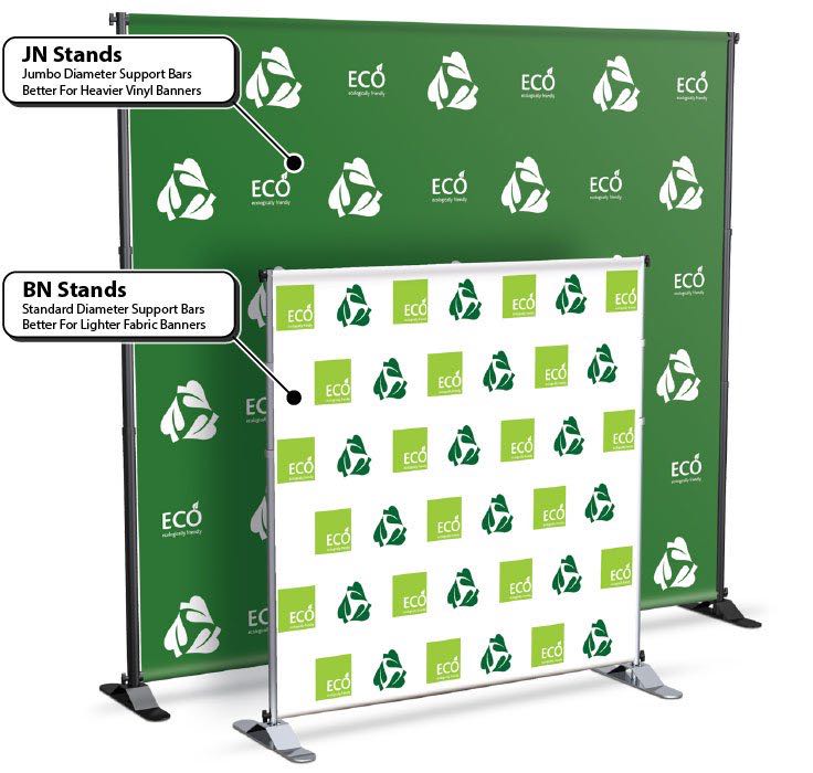 JN - Jumbo Diameter Large Format Banner Stand JN - image 1