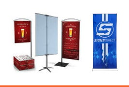 Indoor Free Standing Banner/Graphic Stands