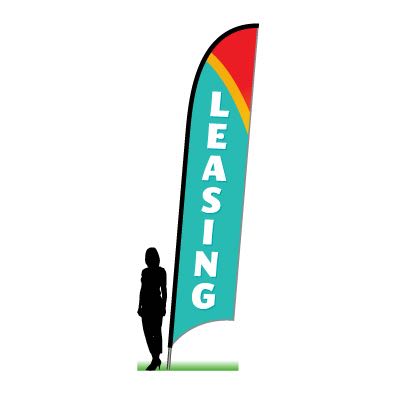 Leasing flag with ground spike, flag pole and bag Sd-Feather-leasing-Spike-Kit - image 1