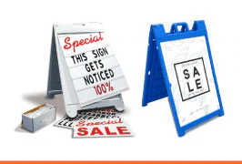 Lift-Up & Drop-In A-Frame Sign Stands