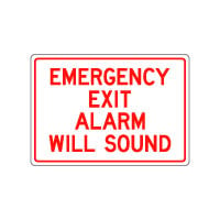 Non-Illuminated Exit Signs