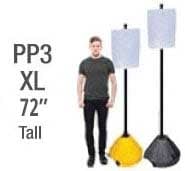 PP3 XL Portable Sign Pole with Wheels