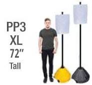 PP3 XL Portable Sign Pole with Wheels