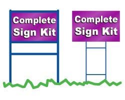 Custom Yard Sign Complete Kits
