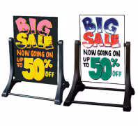 Swinger Write-On/Wash-Off Sign Stands