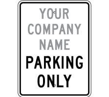 Template-18x24-Custom-YOUR-TEXT-HERE-NO-PARKING