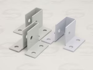 Corner  U  Bracket - White - 2-Packs UB-White - image 1