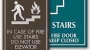 Stairs/Elevator Signs