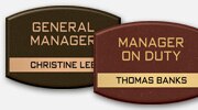 Manager on Duty Signs