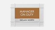 Manager on Duty Signs