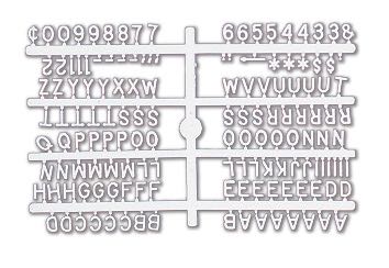 Plastic Letter Sets - box NOT included UV5230-letters-only - image 1