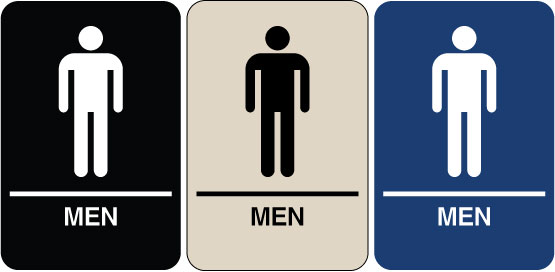 Braille - Men's Restroom Sign sd-09002 - image 1