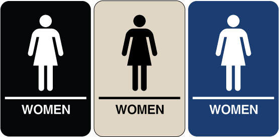 Braille - Women's Restroom Sign sd-09004 - image 1