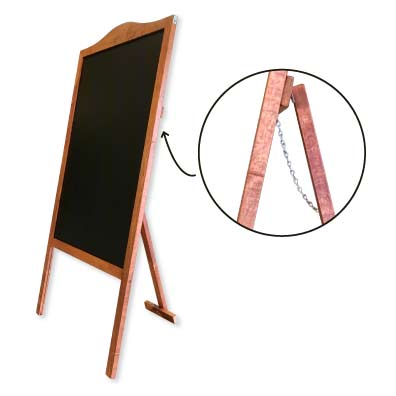 Wooden one-sided A-frame chalkboard CEP-311-A - image 2