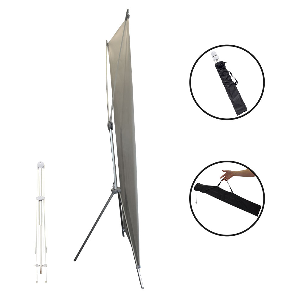 32 x74  economy X banner stand with Custom Graphics SD-X-Banner-Stand-32x74-WITH-GRAPHICS - image 3