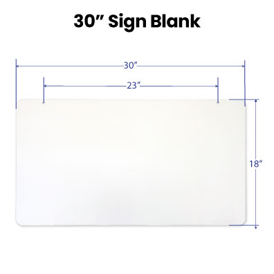 36  Hanging Sign Scroll Bracket with 30 x18  sign blank SC36BB-Kit - image 3