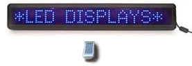 24 inch  Ultra-Glow-2 Semi-Outdoor Blue LED Sign sd-7x80-S-OUT-BLU - image 1