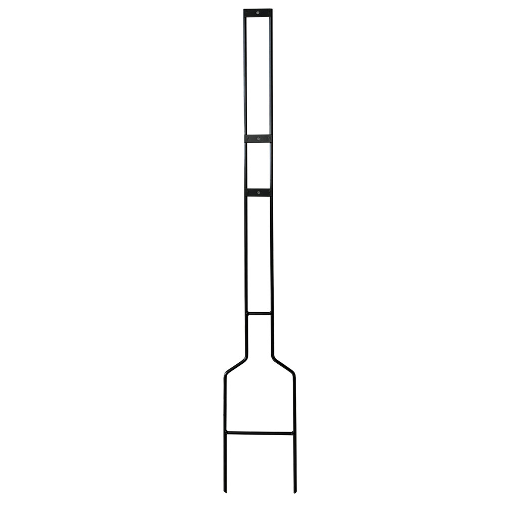 New InfoBox Style Literature Holder with 48  sign stake SD-22-REH-WHITE-with-Sign-Stake - image 5
