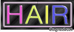 Hair Neon Sign : 432 10432 - image 1