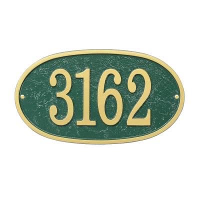 Oval House Numbers Plaque FEO1 - image 3